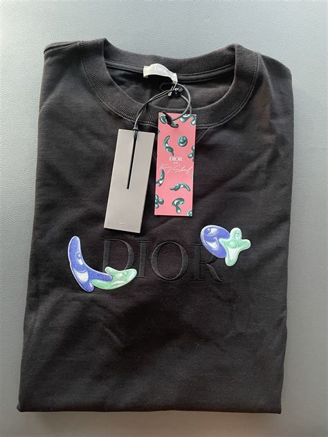 dior kenny scharf tee|Dior tiger bag.